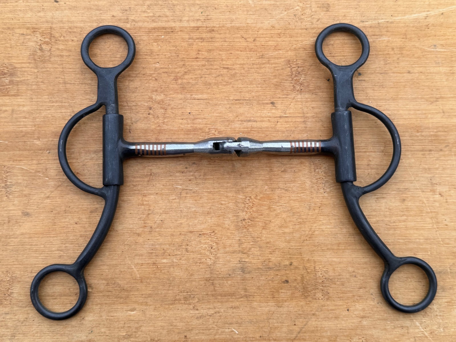 GREG DARNALL Hinged Mouth Loomis Shank Western Bit ~ 5" ~ Never Used