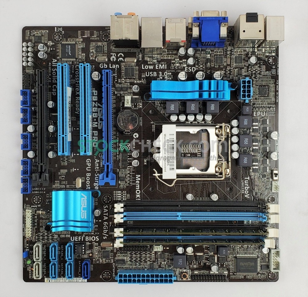 Asus P8Z68-M PRO CPU Board