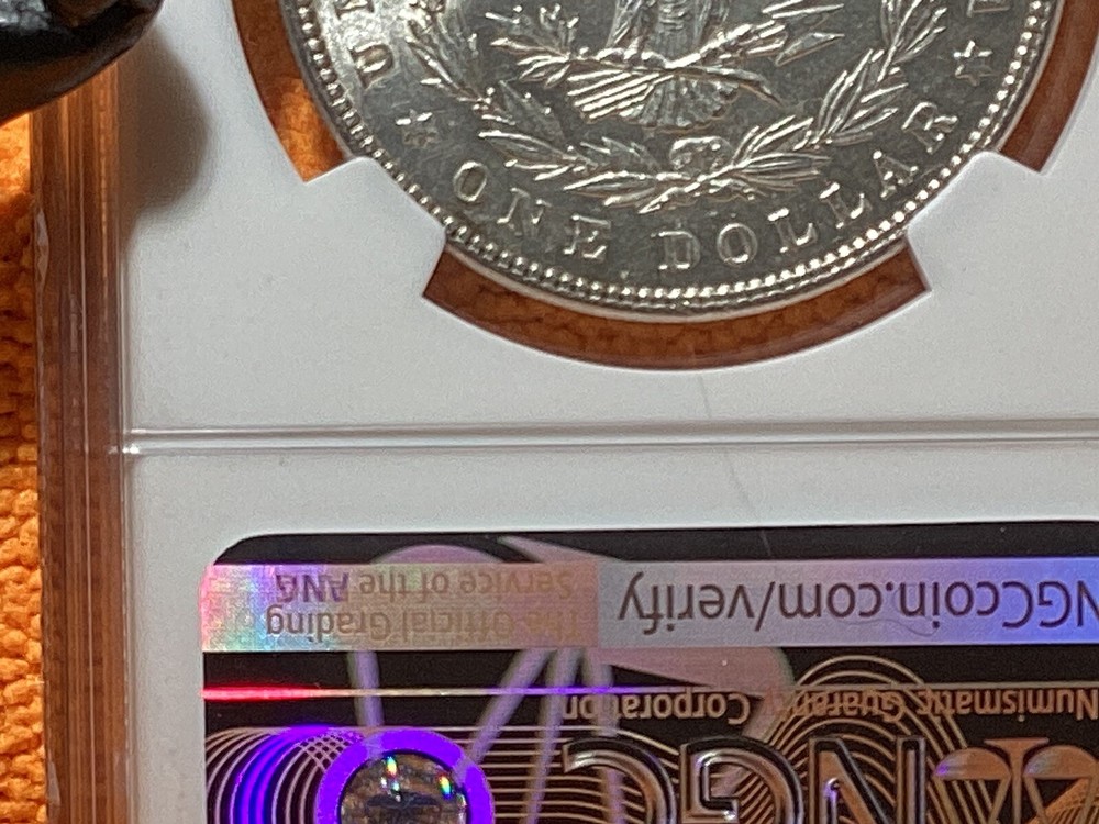 1887 MORGAN SILVER 💰 NGC MS61