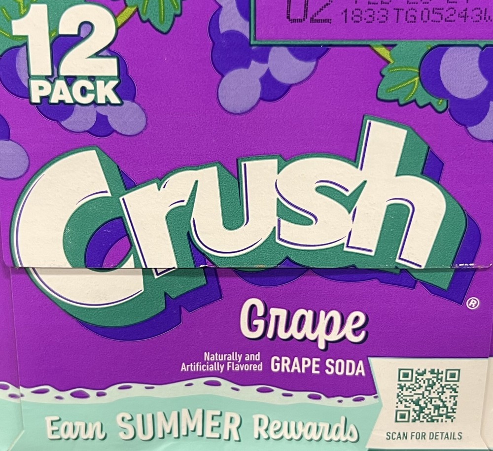 Crush Grape Soda 12 pack