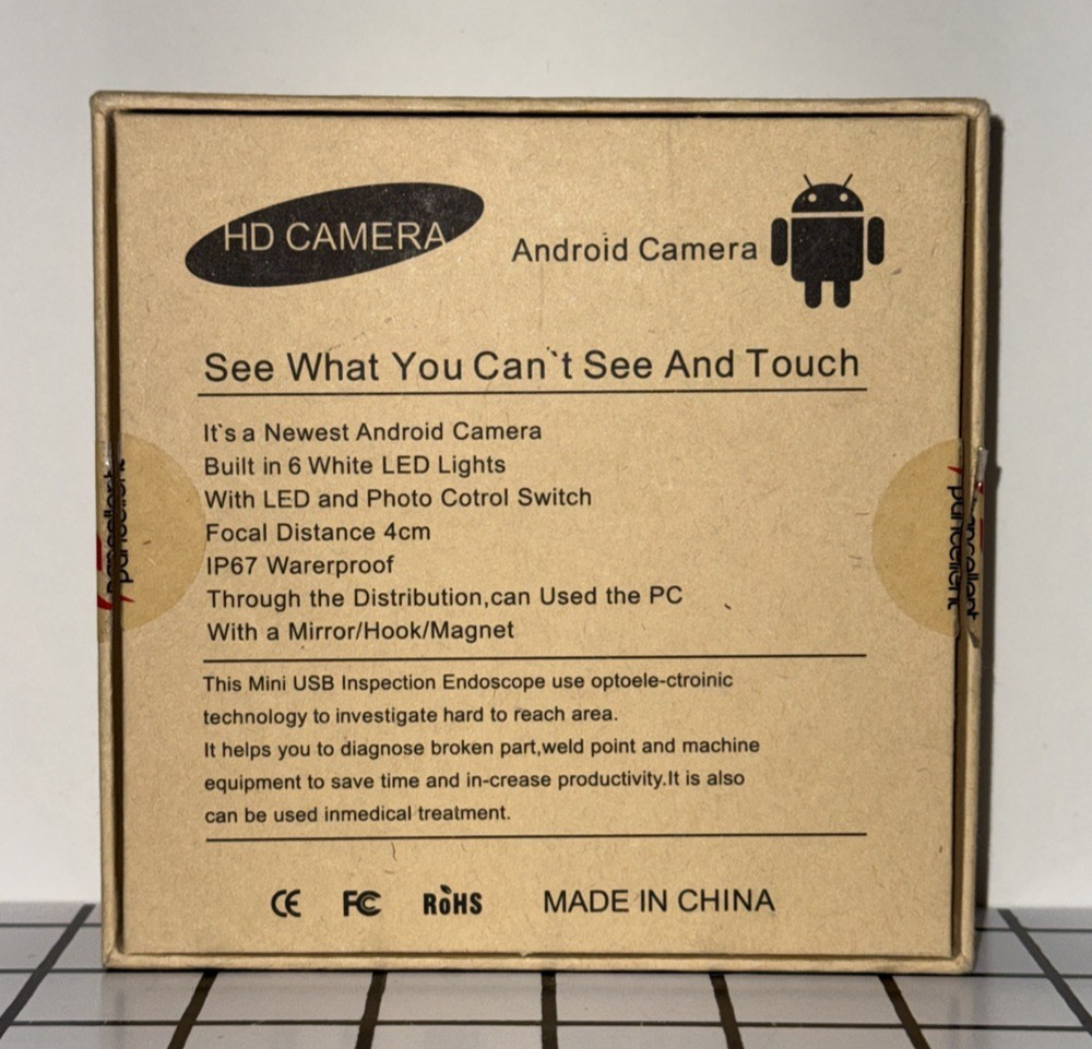 Borescope For Android - Pancellent Intelligent Visual Industrial Endoscope.