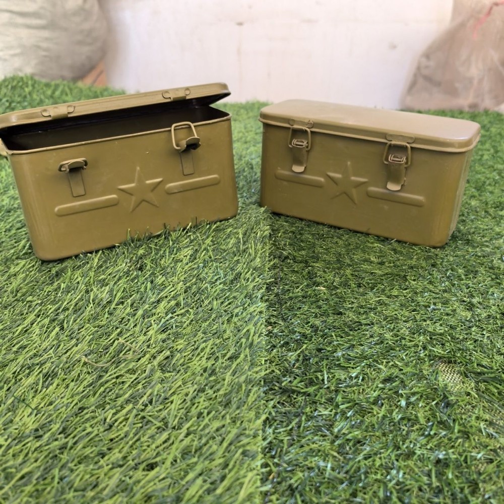 Old Chinese Military Surplus Tool Box Iron Box Soviet Made Tool Storage Box