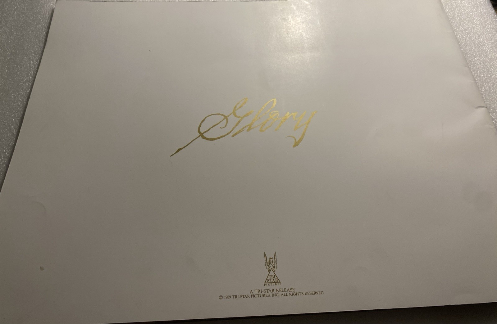 Rare GLORY Movie Promotional Book Photos w/ Denzel Washington Mathew Brodderick