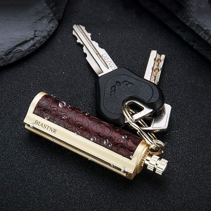 Permanent Match, Keychain Matchstick Fire Starter Immortal Lighter, Flint Match