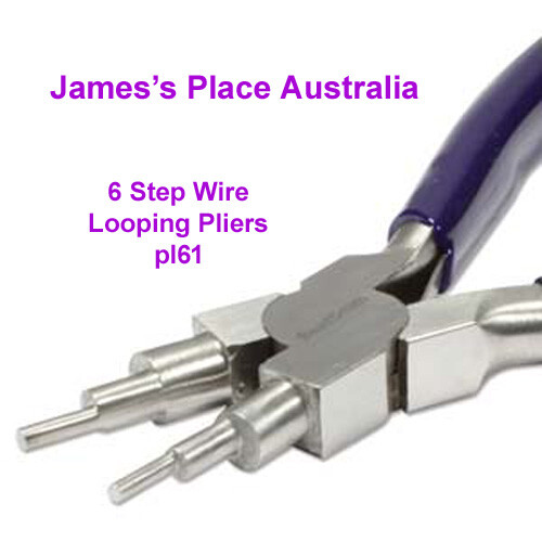 6 Step Bail Making Pliers for bails & looping, etc