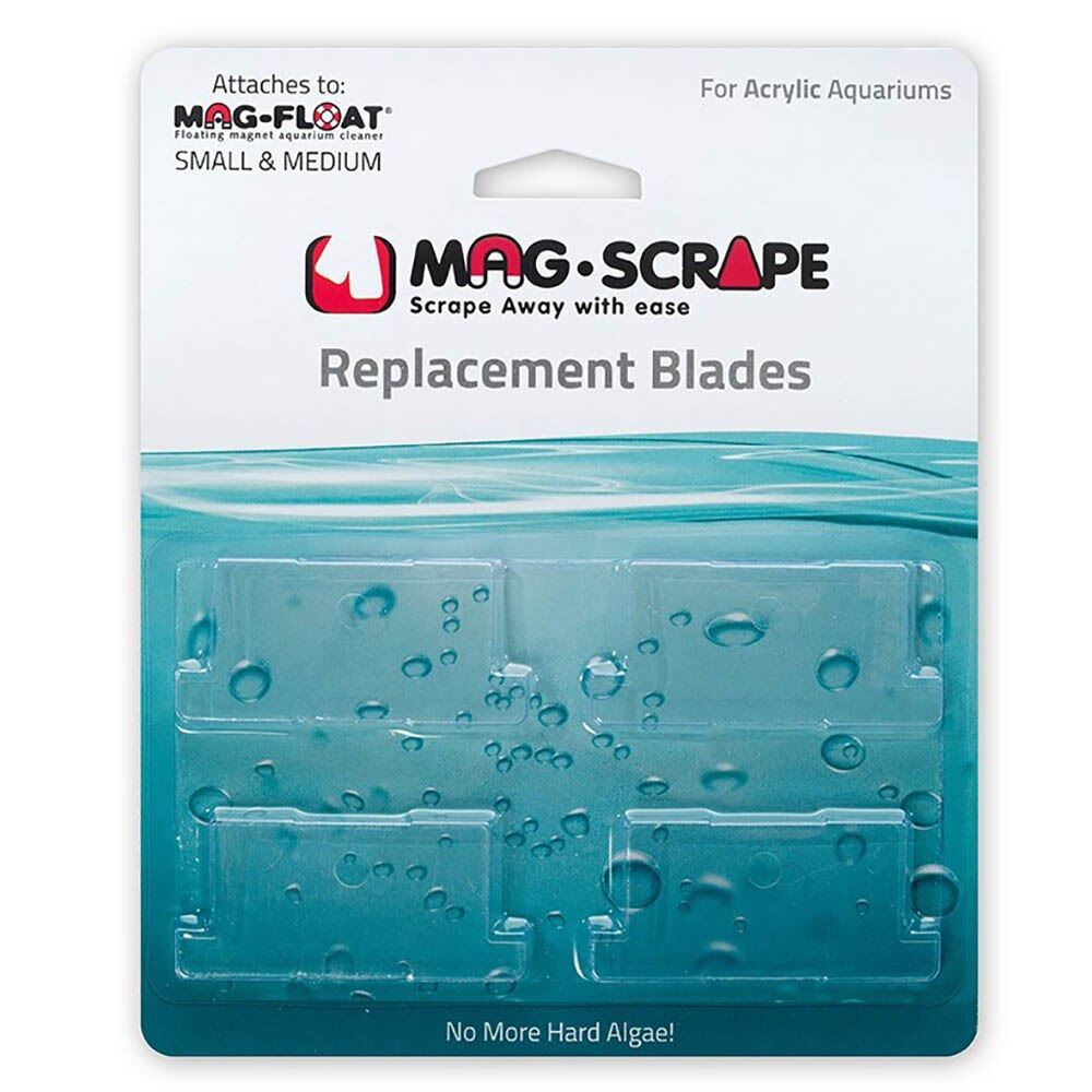 Replacement Blades for Small & Medium Acrylic Aquarium Cleaners - Mag Float