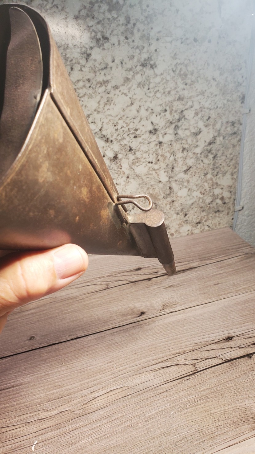 WWI British Trench Lantern Fueling Funnel Handy Funnel Aldershot England