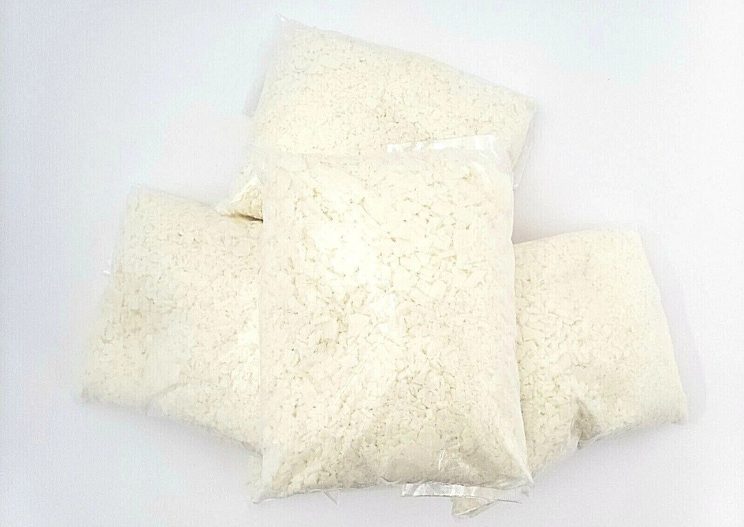 100% NATURAL SOY WAX -MADE IN USA- Golden Wax 464 -white flake- food grade 5lbs