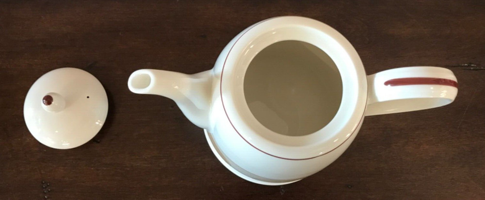 Noritake Ambience Teapot Mocha Java Green Brown Tan
