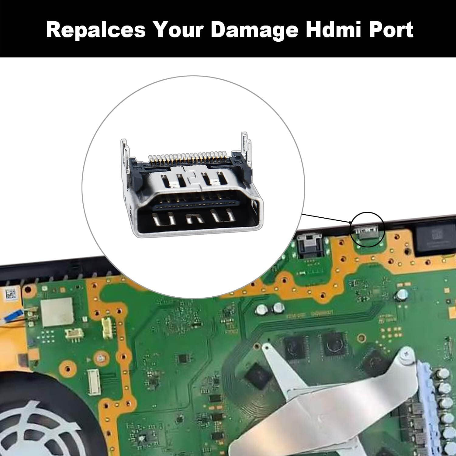 2x OEM HDMI Port Socket Connector Replacement For PlayStation 5 PS5