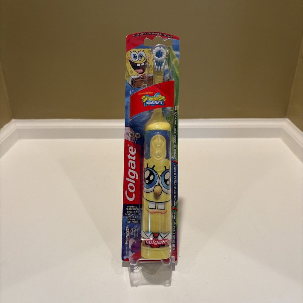 SpongeBob Square Pants Colgate Extra Soft Powered Toothbrush