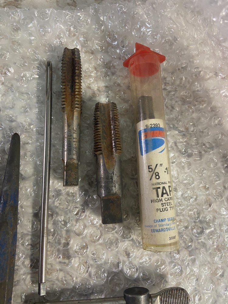 TOOLS Punches, new tap misc drill bits see pictures