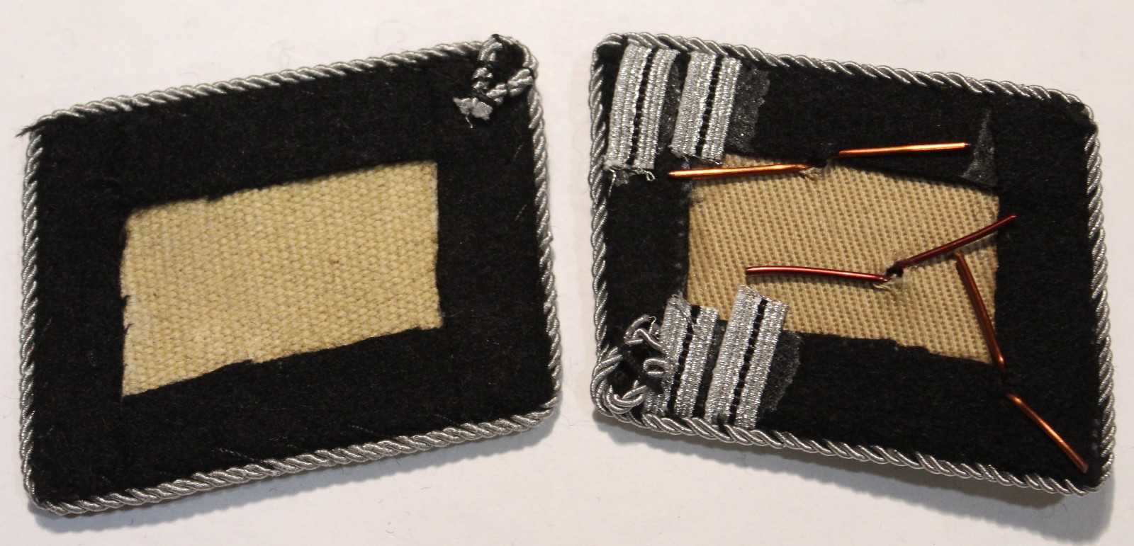 4pc WW2 German Elite Infantry Hauptscharfuhrer shoulder board & collar tab set