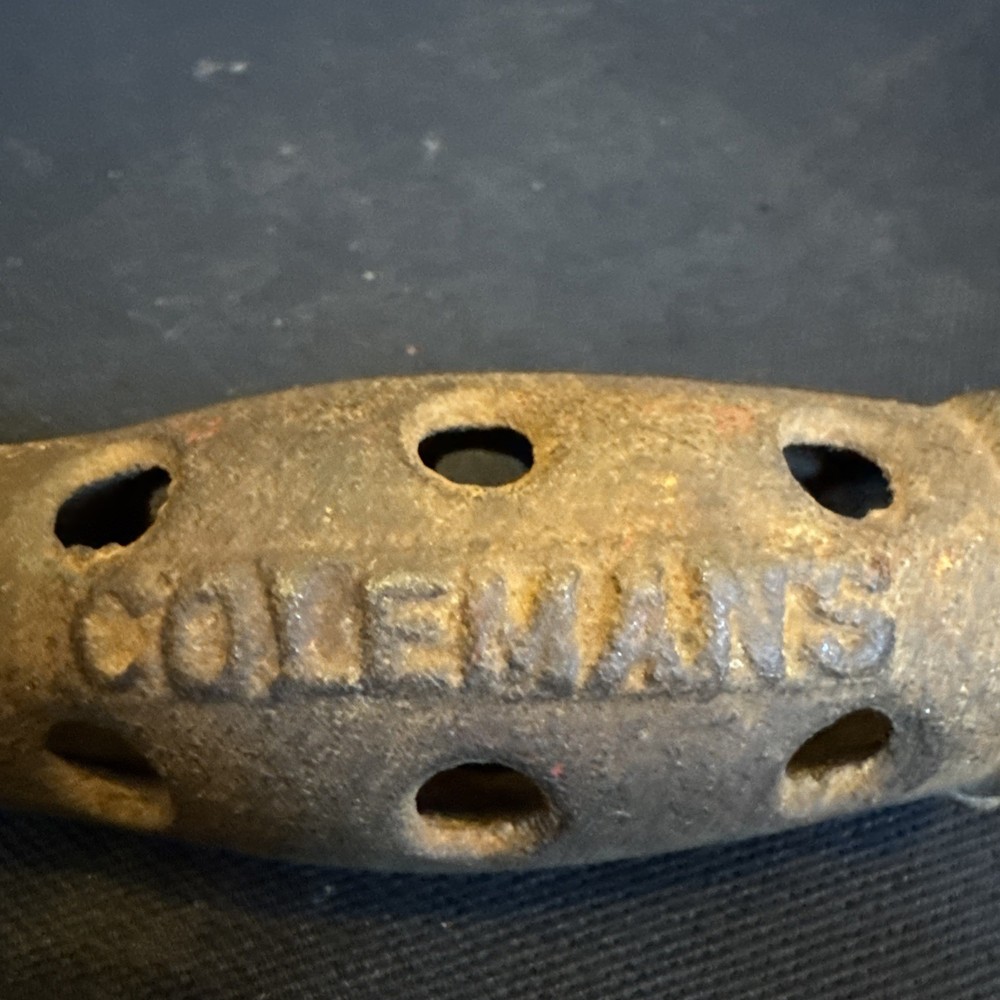 Vintage Coleman’s Cast Iron file Handle