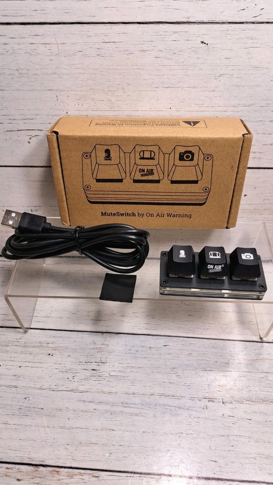 Mute Button USB Microphone, Cam Control Buttons, One-Touch, Mute Button with LED