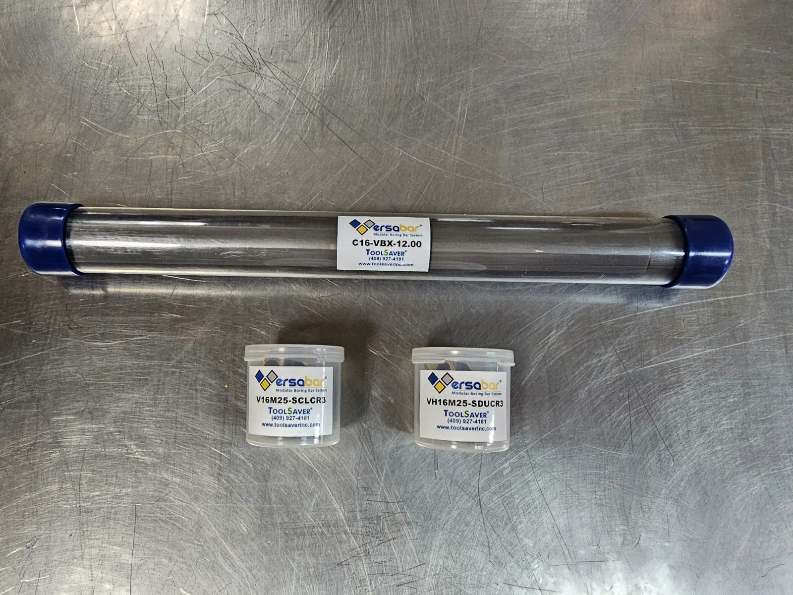 TOOL$AVER 1" X 12 Carbide Boring Bar VersaBar C16-VBX-12.00 2 FREE HEAD USA MADE