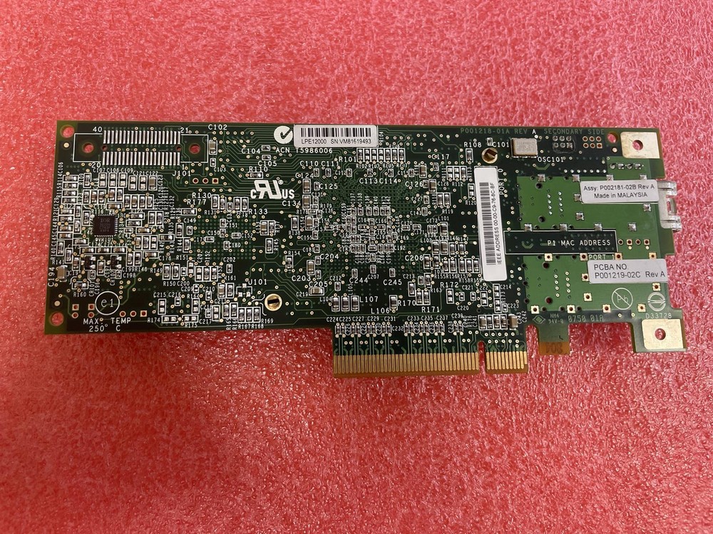 EMULEX LPE12000 HBA, NO BRACKET, TESTED
