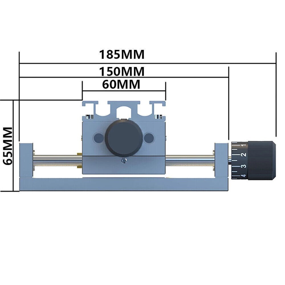 Drill Vise Fixture Working Table Mini Precision Milling Machine Worktable 65MM