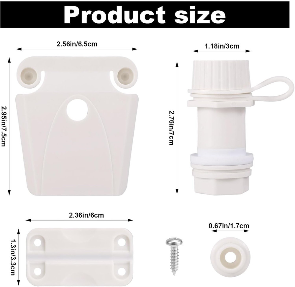 26pcs Cooler Hinge and Latch Kit Compatible with Igloo, Cooler Replacement Pa...