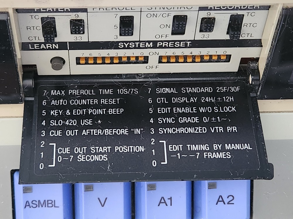 Sony RM-450 Editing Control Unit RM450 #2