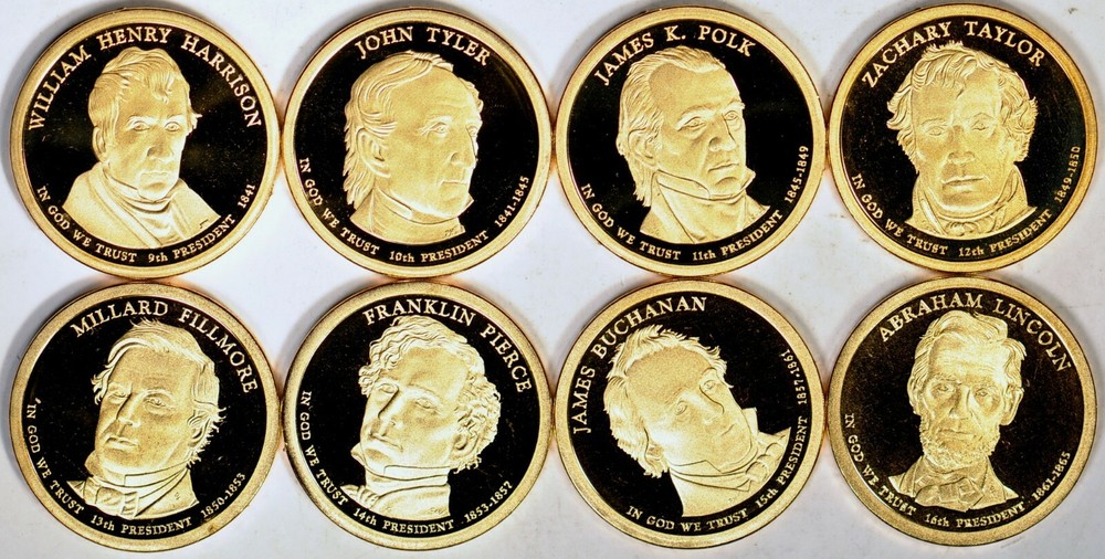 Complete Set Presidential Dollars Proof K9040