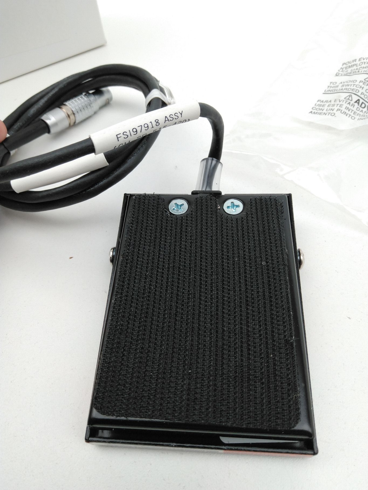 LineMaster T-91-S Treadlite II Foot Switch with Cable and Plug