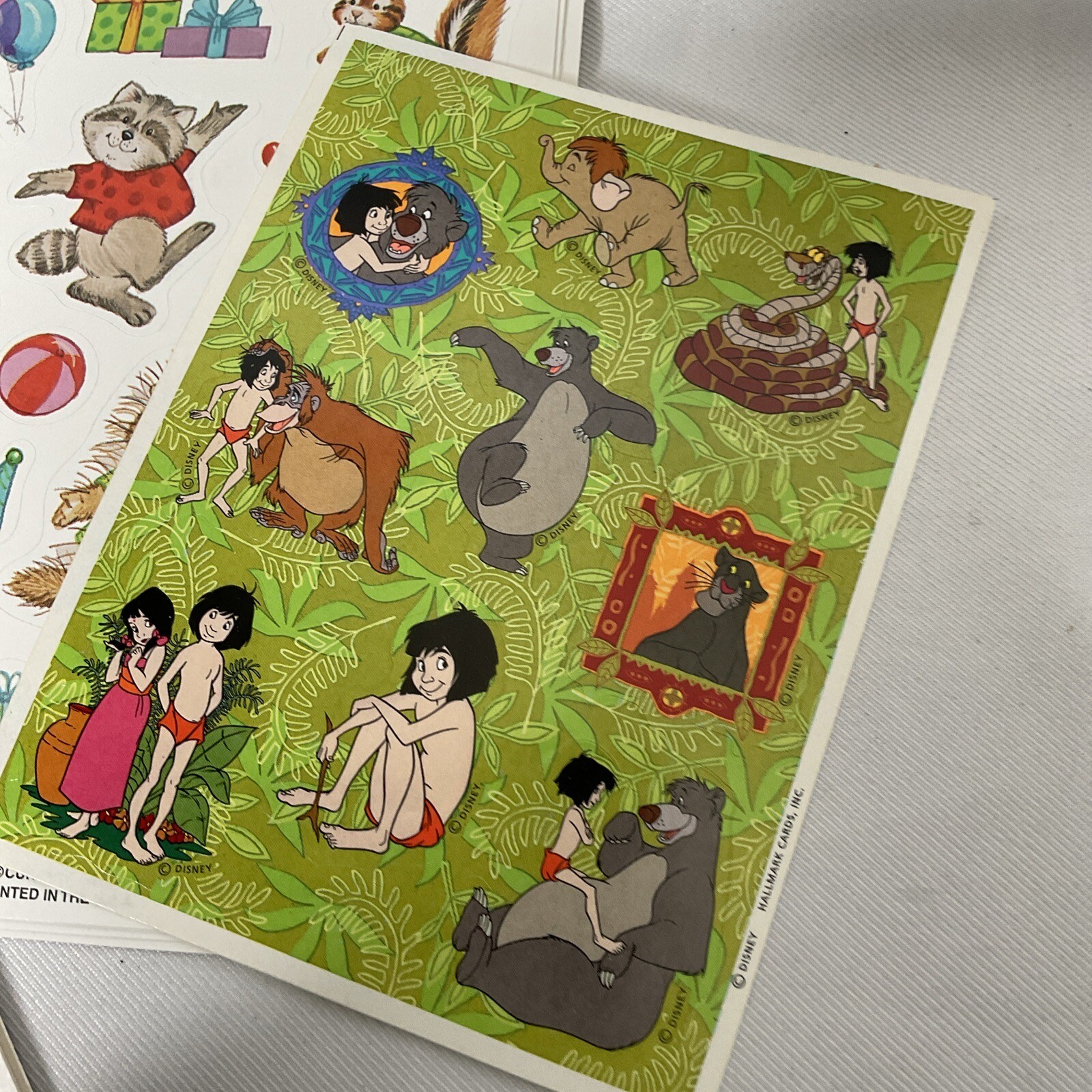 Lots Of Mixed Stickers New Old Stock And Partials Pooh Snoopy George Jungle