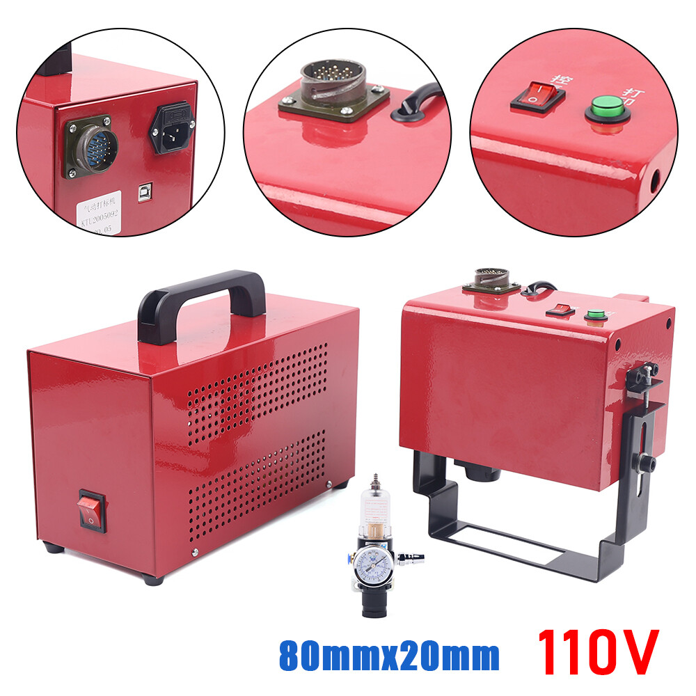 Pneumatic Dot Peen Marking Machine VIN Code Number Engraving Embossing Stamping