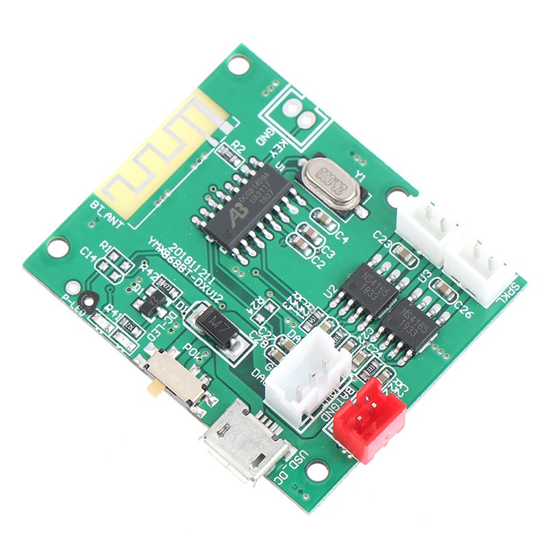 Bluetooth 5.0 Amplifier Board Mini 5W*2 Stereo Power Amp Decoder Audio Modu.S Jf