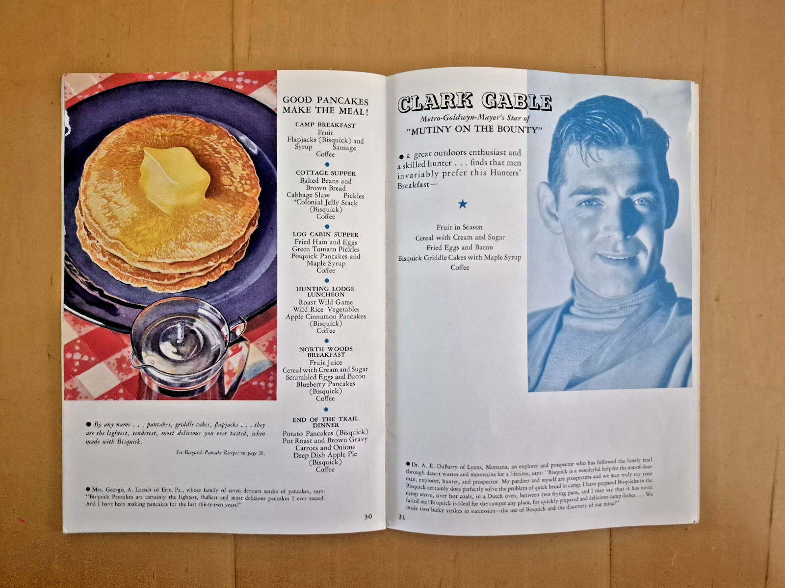 Vintage 1935 Bisquick HOW TO TAKE A TRICK A DAY WITH BISQUICK recipe booklet