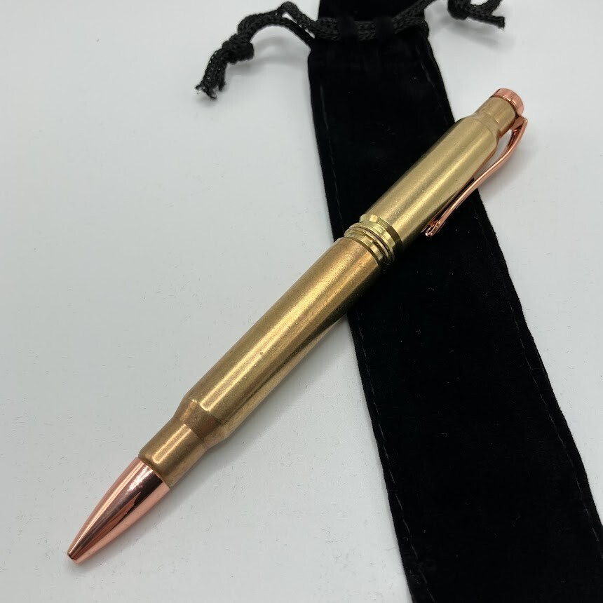 Bullet Casing Twist Pen - Made with real Bullets