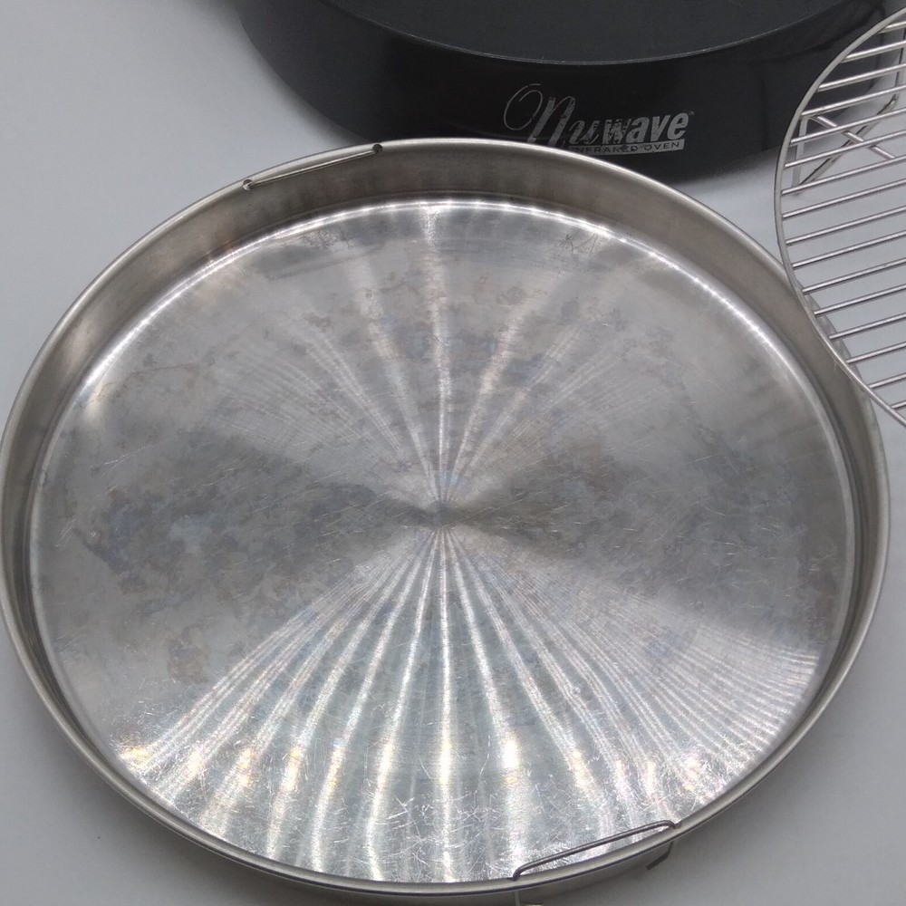 NuWave Pro Infrared Oven Replacement Base + Stainless Drip Pan Black Model 20321