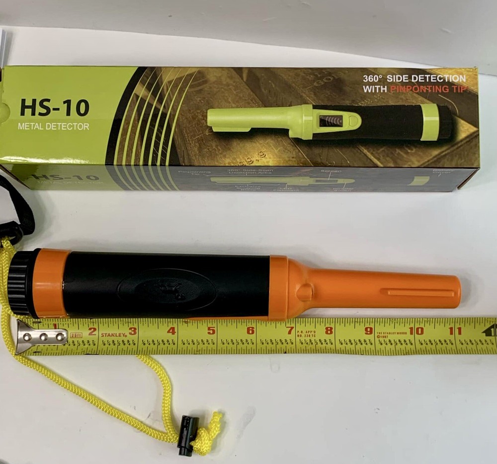 LED Display Waterproof Handheld Pin-pointer Metal Detector - 360° Search