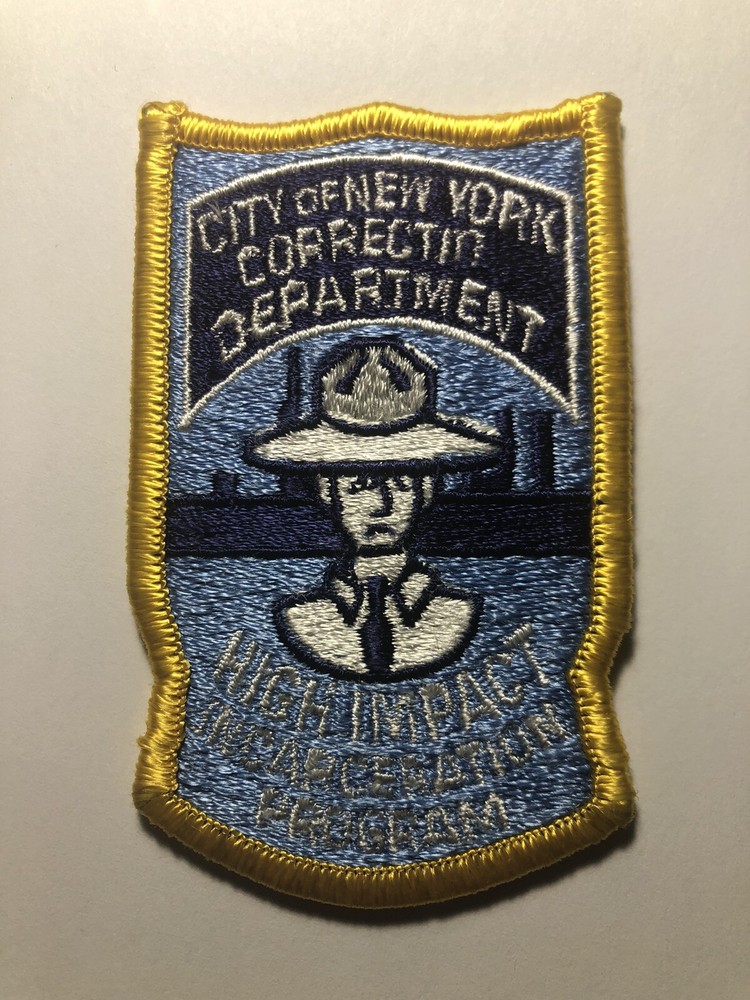 New York City Corrections High Impact Incarceration Program Patch ~ Damaged