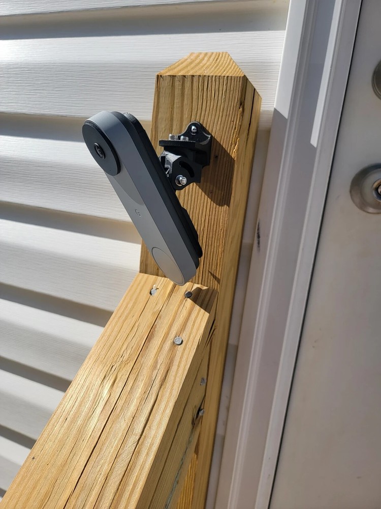 Google Nest Battery Doorbell Camera Adjustable Mount