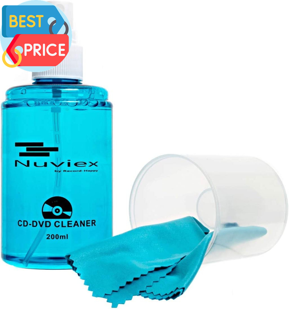Premium CD Cleaner Solution Spray  Compact Disc CD-DVD Cleaning Fluid New