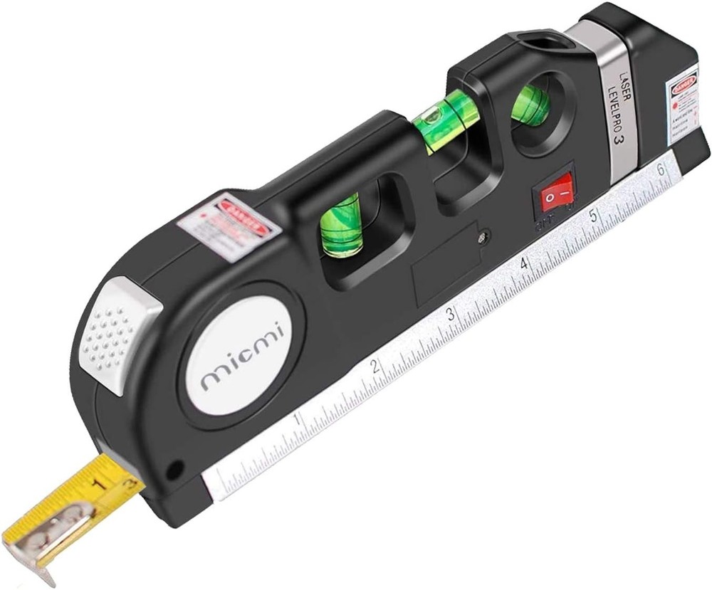 Automatic Laser Level & Tape Measure Ruler - Work Smart with Enhanced Precision
