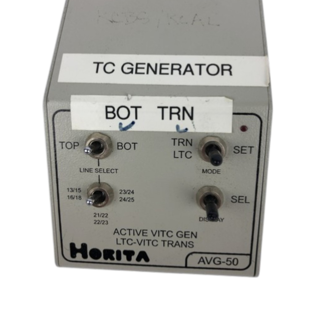 Horita AVG-50 Active VITC (Vertical Interval Time Code) Generator Composite NT 3
