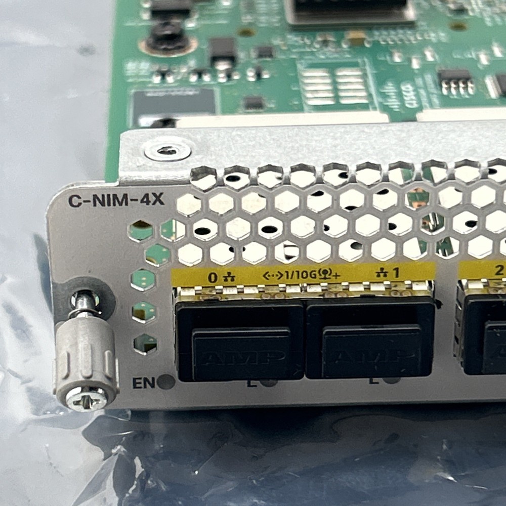 Cisco C-NIM-4X 4 Port Layer 2 3 10Gbps Switch Network Interface Module