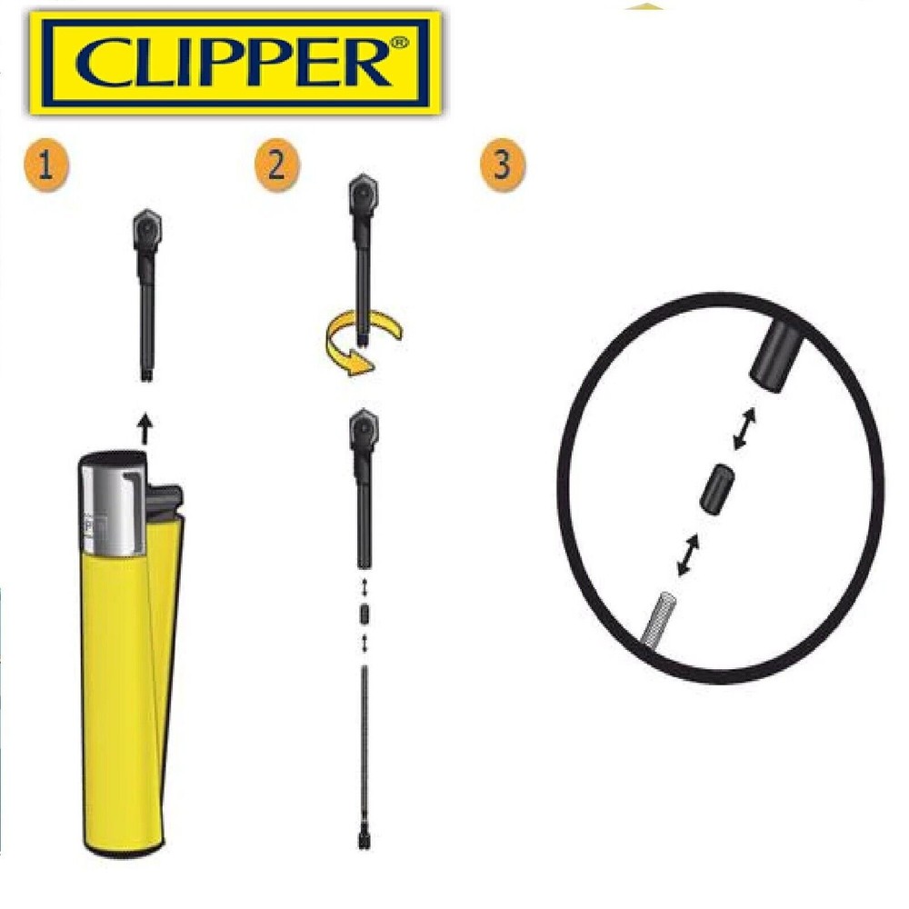 Replacement Barrell Flints for Clipper Lighter, 3 Barrell Flints, USA Ship