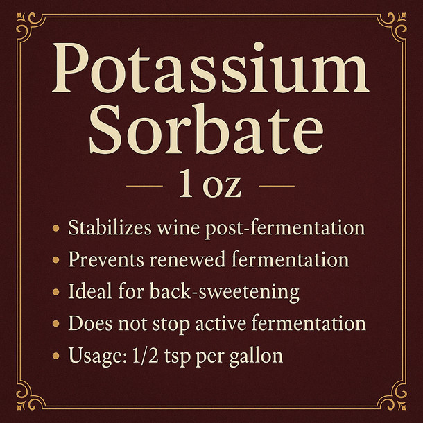 LD Carlson Potassium Sorbate 1 oz