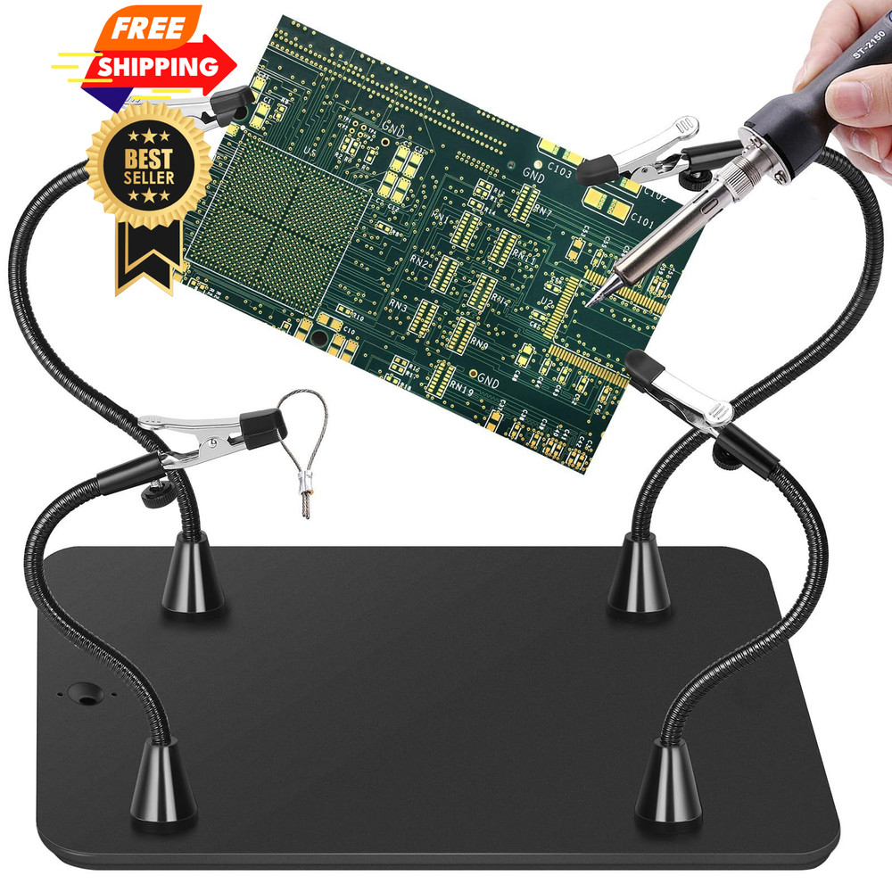 Super Magnetic Helping Hands Soldering Station, Third Hand Tool...