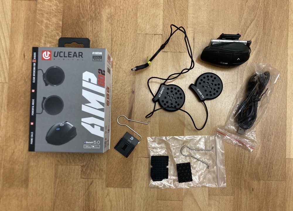 UClear HBC100 Plus Boomless Bluetooth Powersports Helmet Communicator