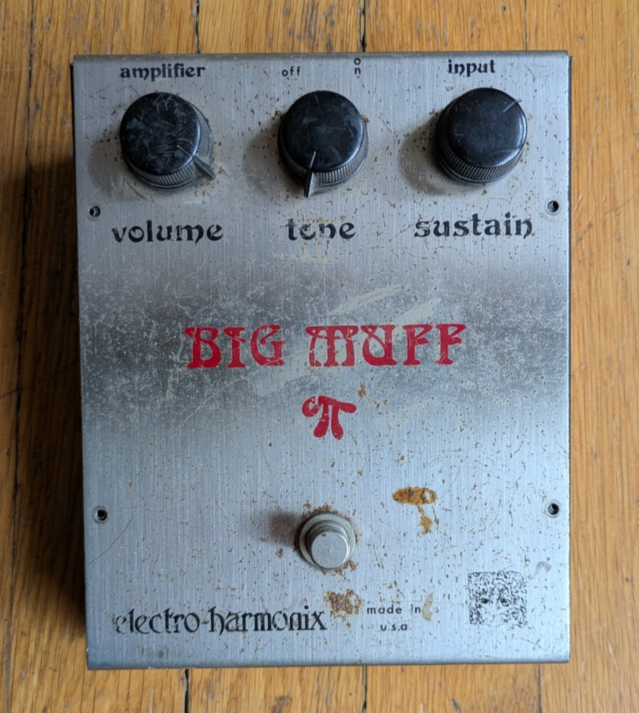 Vintage Electro-Harmonix Big Muff Pi v2 1970s
