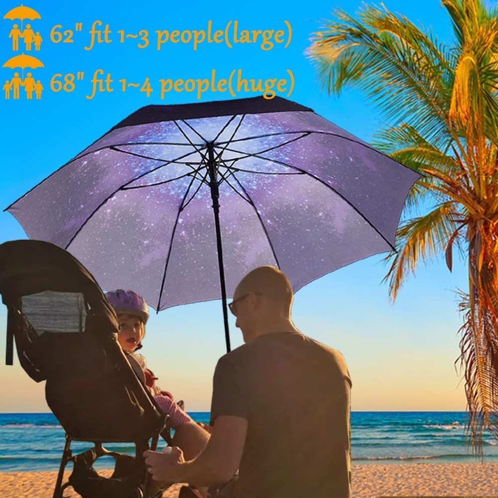 Goothdurs 62/68 Inches Golf Umbrella Automatic Open Windproof Waterproof Large