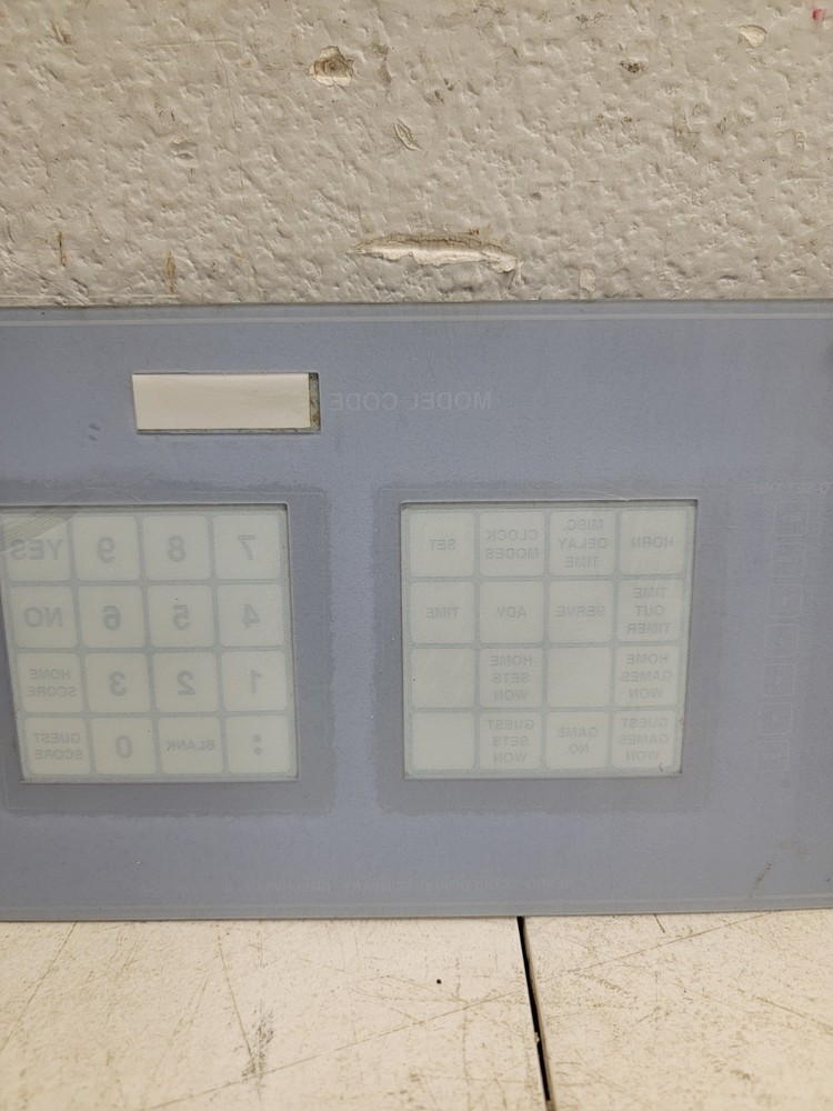 Nevco Scoreboard Controller Operator Football Button Overlay Model 4262943.