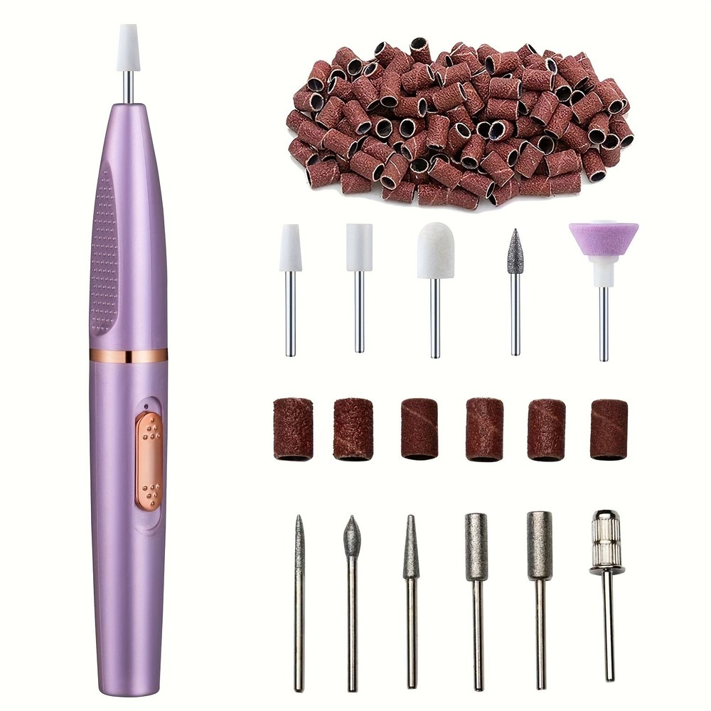 Electric Nail Drill Kit - Multi-Function Manicure Tool for Polishing & Shaping