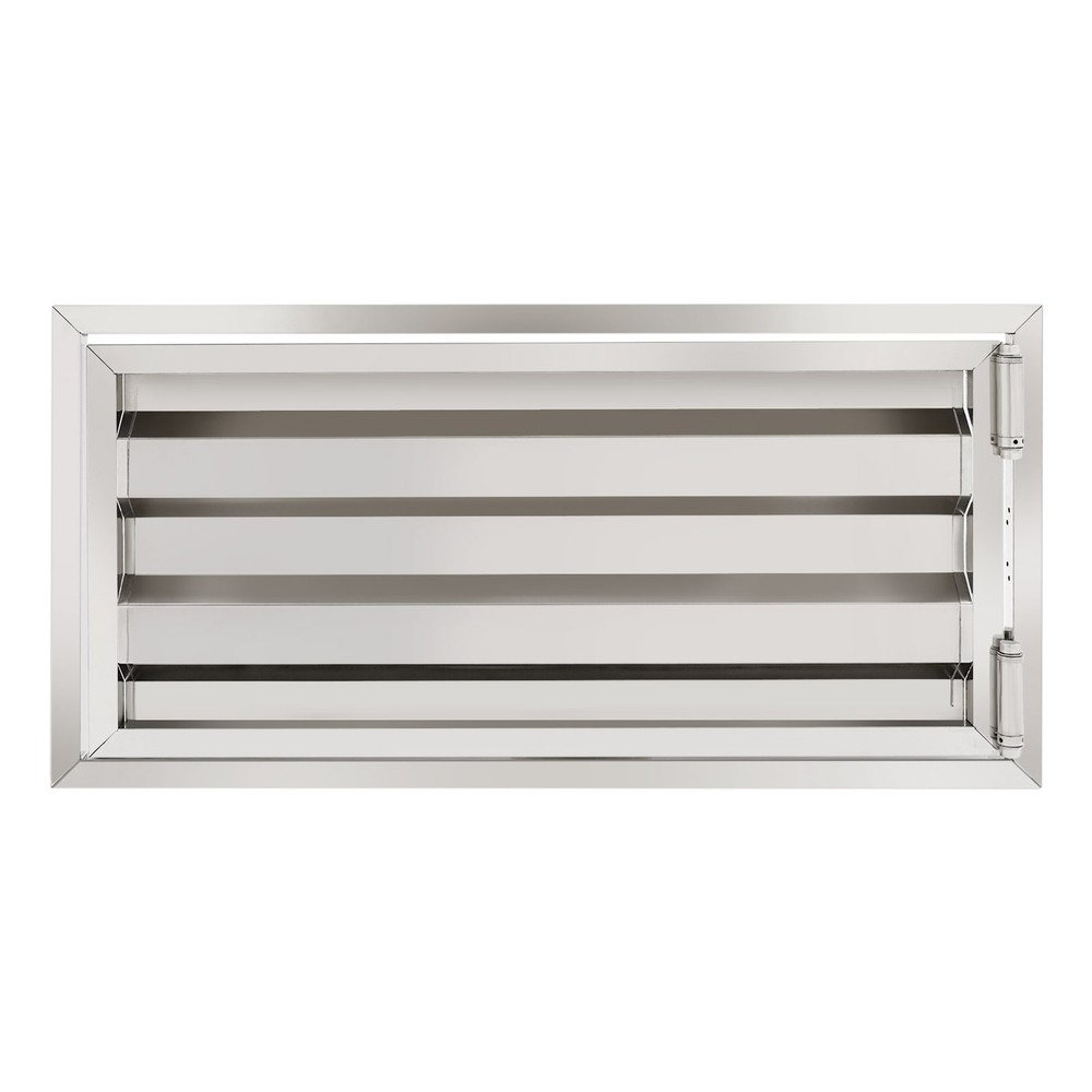 Stainless Steel Crawl Space Access Door 32"x16" Silver Attic Basement Vent Panel