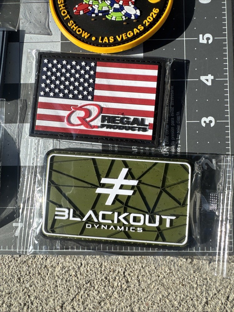 2026 Shot Show Patch Lot Tactical Patch Canik,Shadow Systems, Kel Tec & More