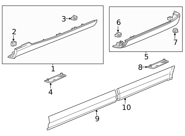 Genuine GM Front Molding 85601432